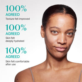 REJURAN cream on hand demonstrating smooth spreadability and quick absorption