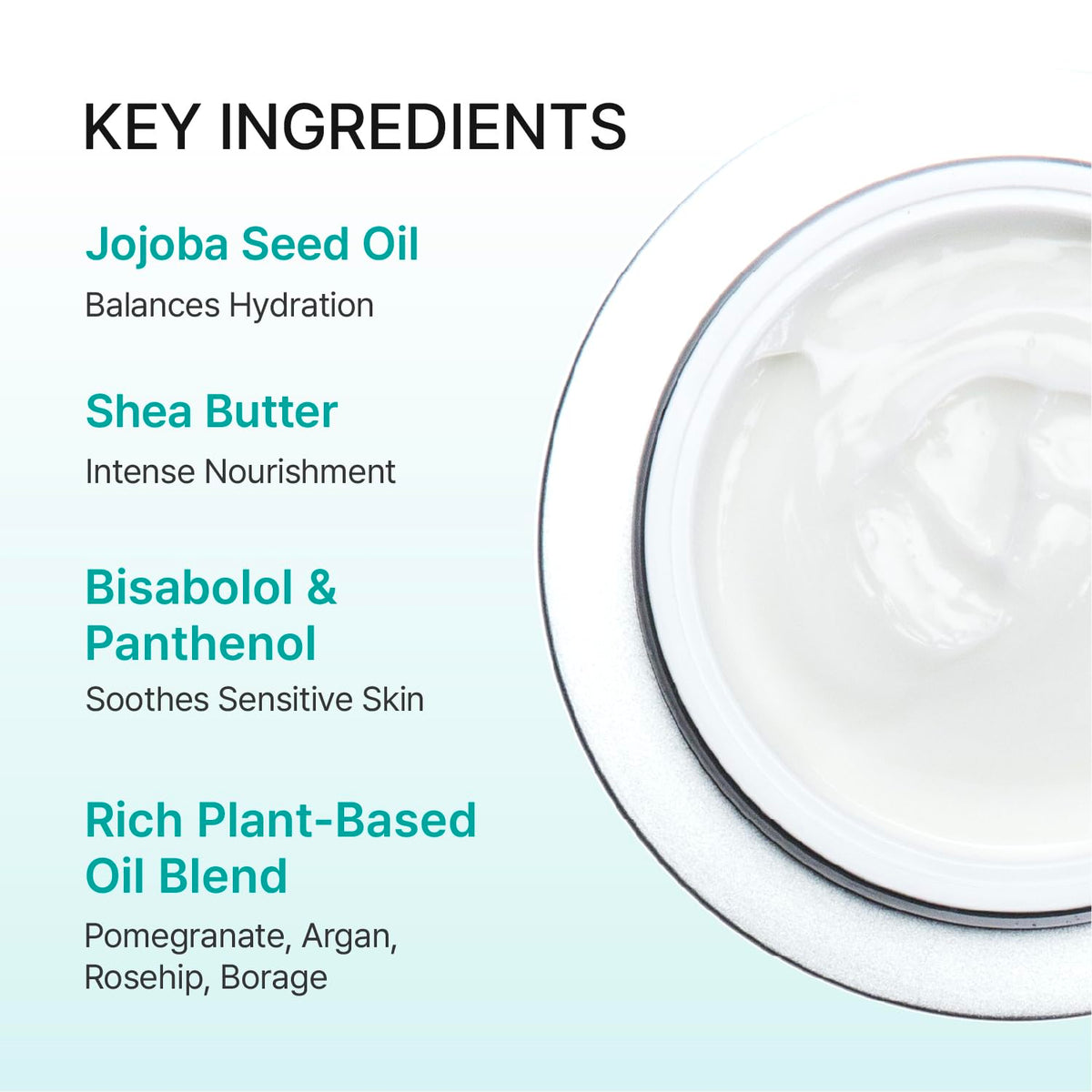 REJURAN applied to neck and face illustrating gentle nourishment and comfort