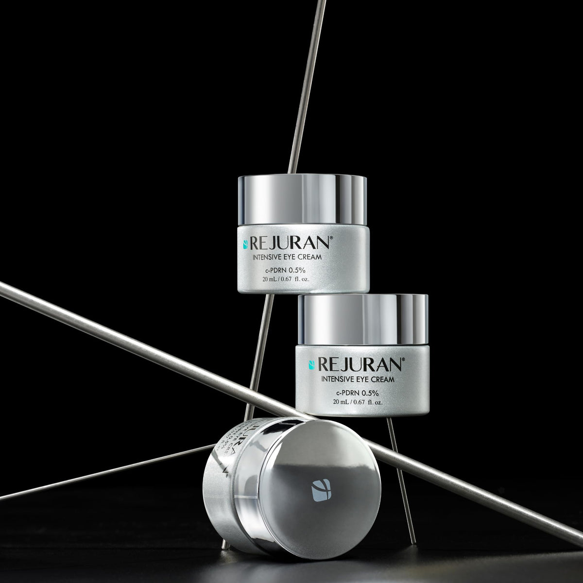 REJURAN on bathroom shelf in lifestyle setting conveying daily routine