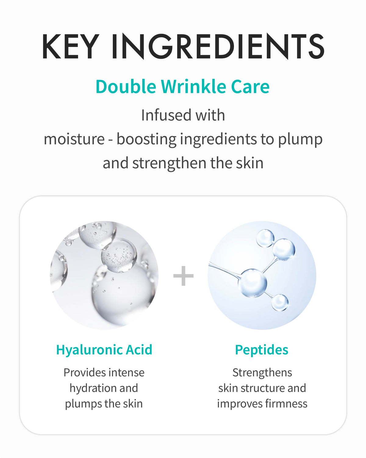 REJURAN dispensed on palm to show absorbent texture and quick use
