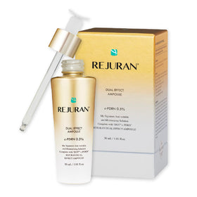 REJURAN front packaging showing ampoule benefits and clean design