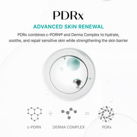 REJURAN cream spreading on skin illustrating quick absorption benefit