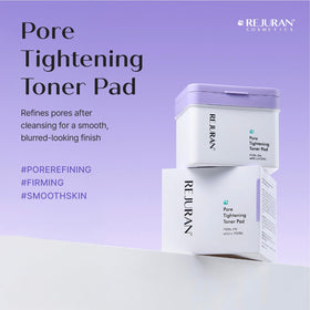 REJURAN close-up soaked pad texture showing even serum saturation benefit