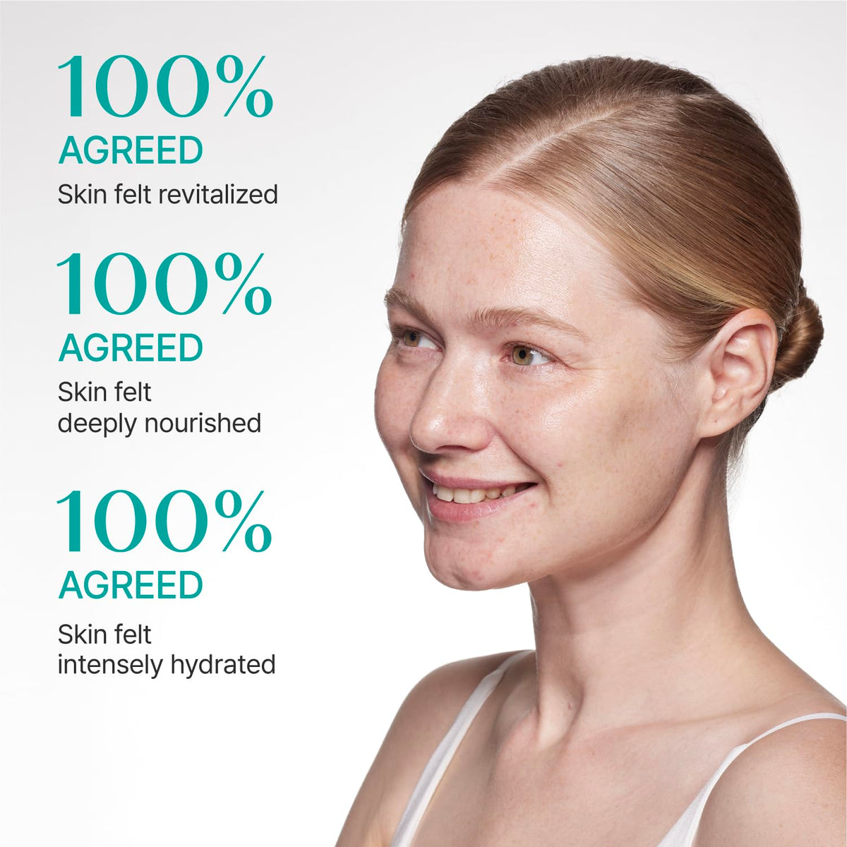 REJURAN serum poured into hand highlighting concentrated nourishment