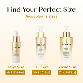 REJURAN lifestyle shot on bathroom shelf suggesting daily skincare routine benefit