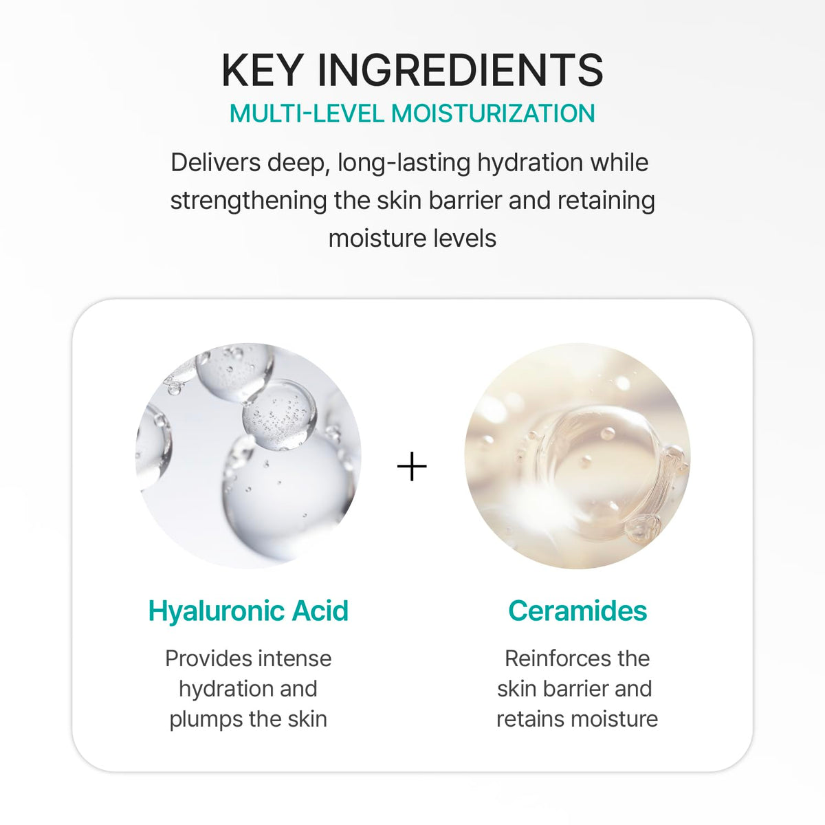 REJURAN emulsion spread on hand, demonstrates quick absorption benefit