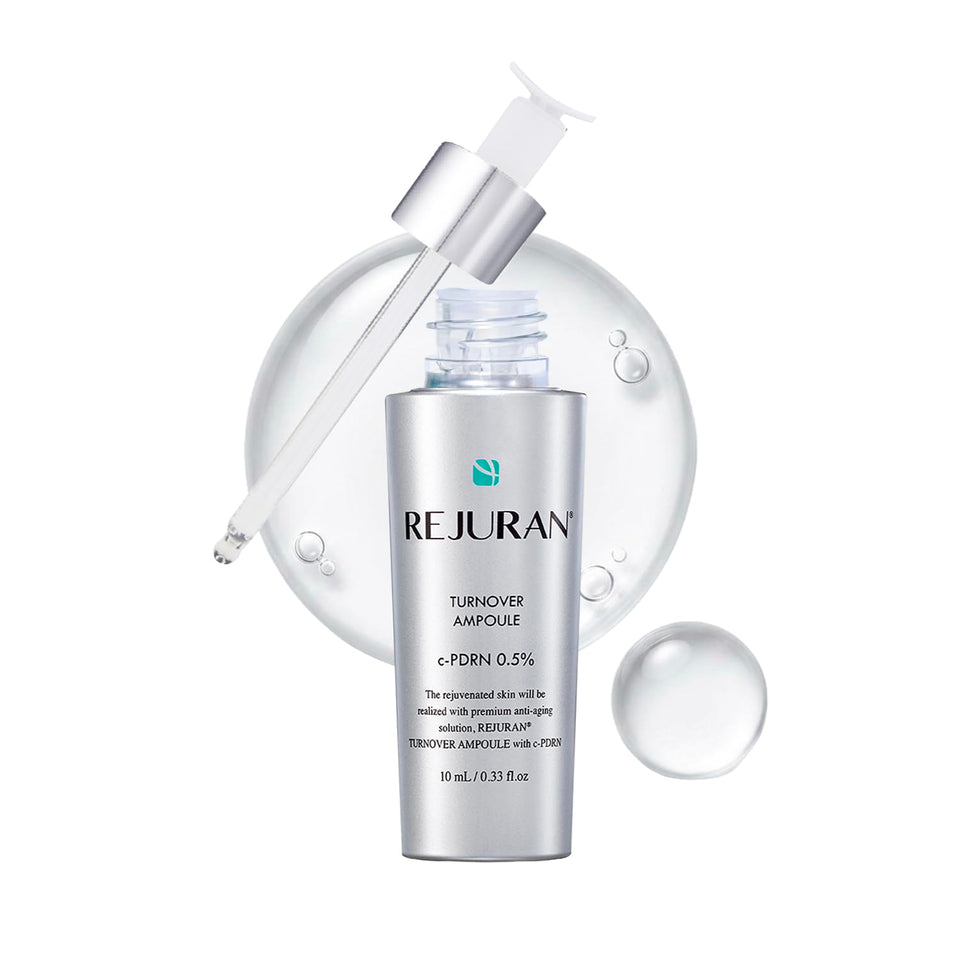 REJURAN front vial showing compact travel ampoule and brand clarity