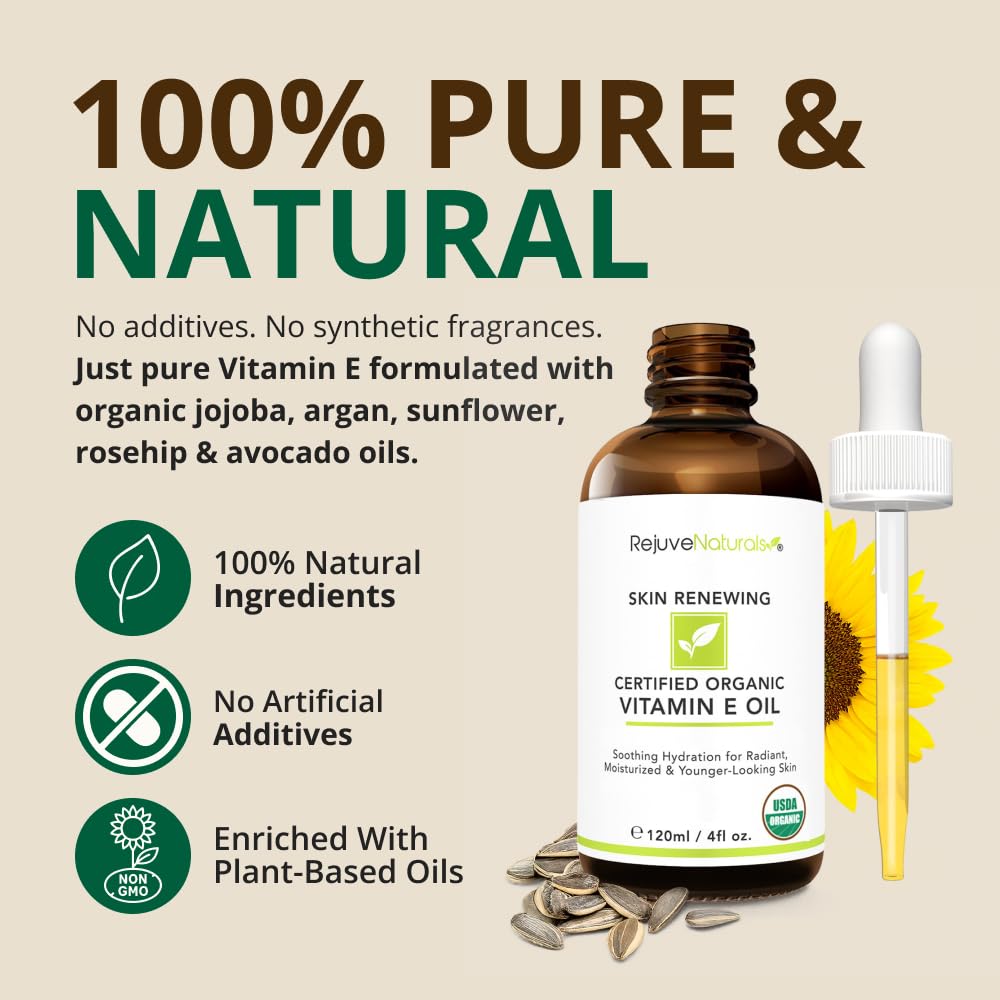 RejuveNaturals bottle in hand illustrating 4oz size and generous supply