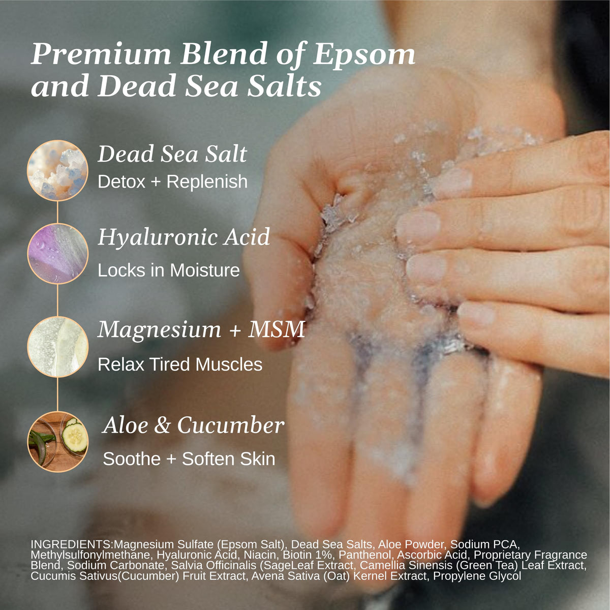 Relax Spa & Bath green tea sachet close-up highlighting fresh aromatherapy benefits
