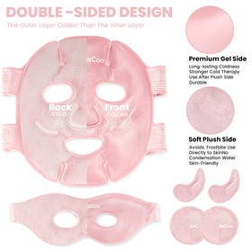 RelaxCoo dual fabric close-up showing plush comfort and colder side