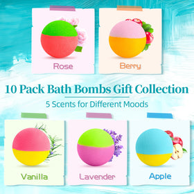 RelaxRose colorful fizzing bath water showing extended slow-release color