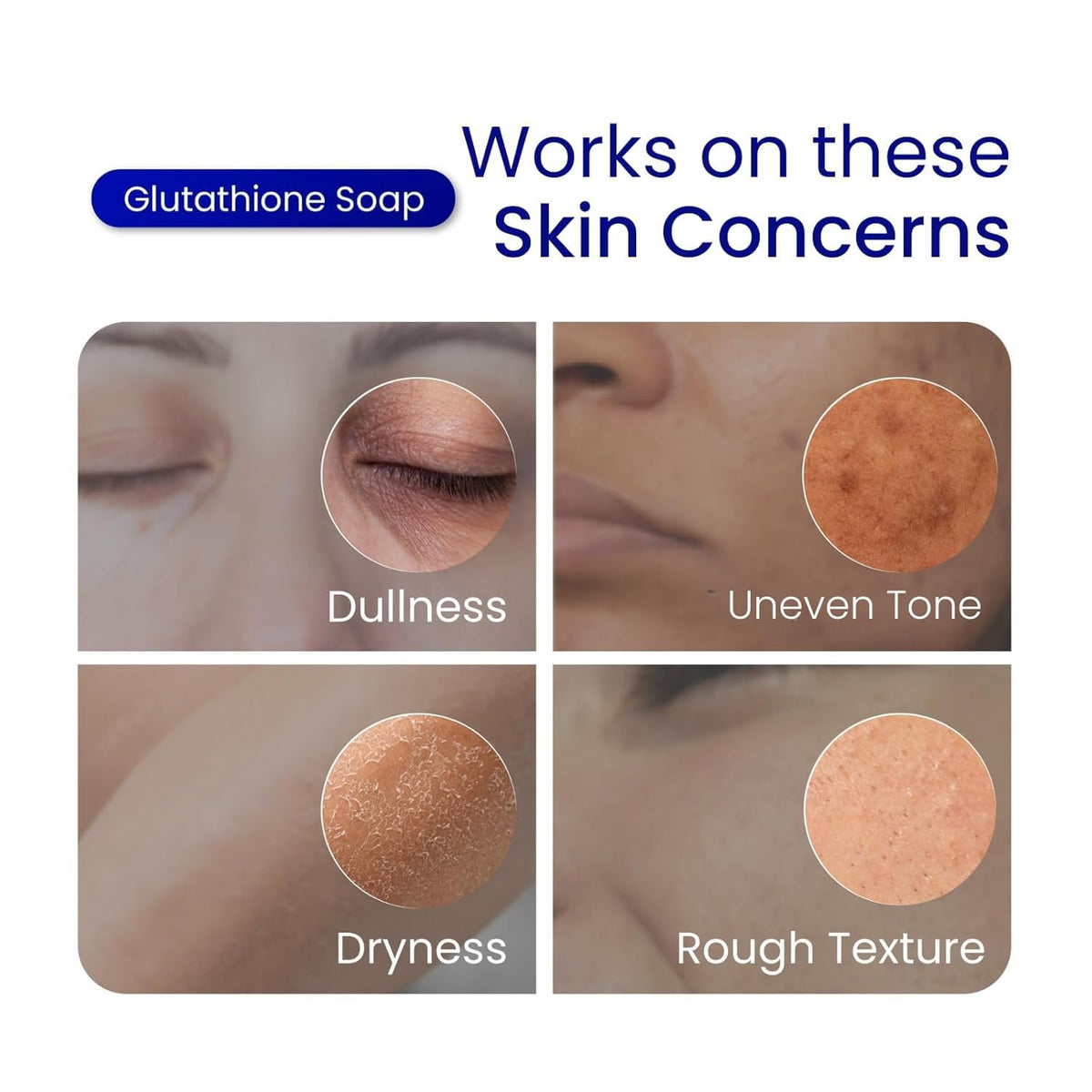 Relumins soap cross-section revealing creamy core and moisturizing feel