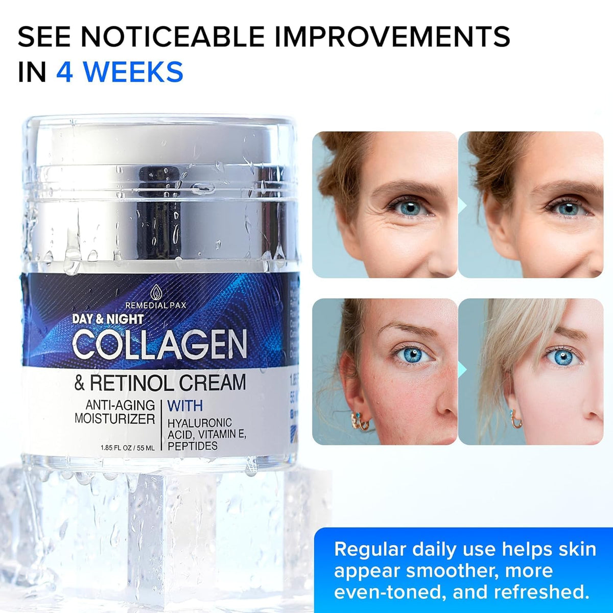 REMEDIAL PURITY AESTHETICS EXPERIENCE applying cream on skin demonstrating smooth finish benefit