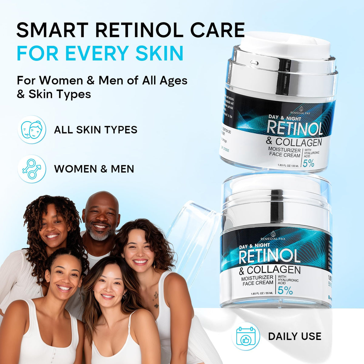 REMEDIAL PURITY AESTHETICS EXPERIENCE open jar revealing rich cream texture for hydration