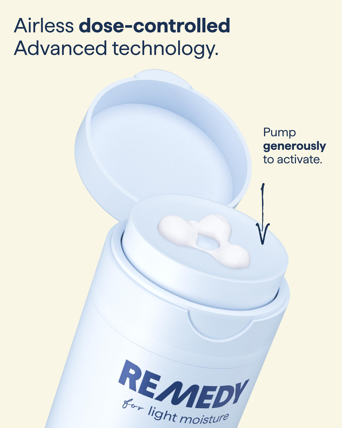 Remedy Science product in hand for scale and travel-friendly benefit