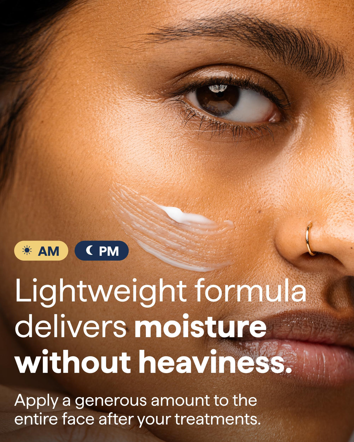 Remedy Science label close-up listing niacinamide and ceramide benefits