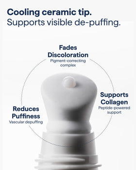 Remedy Science ingredient layout with caffeine and kojic acid emphasizing effectiveness