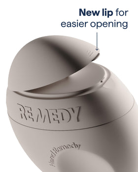 Remedy jar in handbag showing portable daily-use convenience