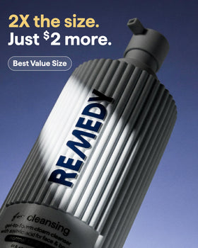 Remedy Science pump nozzle and label detail for easy dispensing benefit