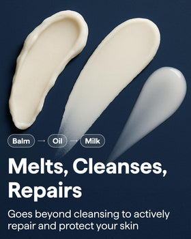 Remedy Science balm on fingertip illustrating precise amount dispensed for one application