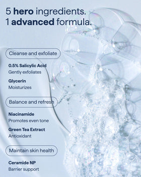 Remedy Science ingredient visual highlighting ceramide and niacinamide support
