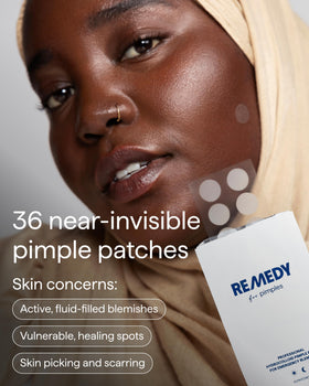 Remedy Science close-up of ultra-thin patch texture highlighting medical-grade hydrocolloid absorbency