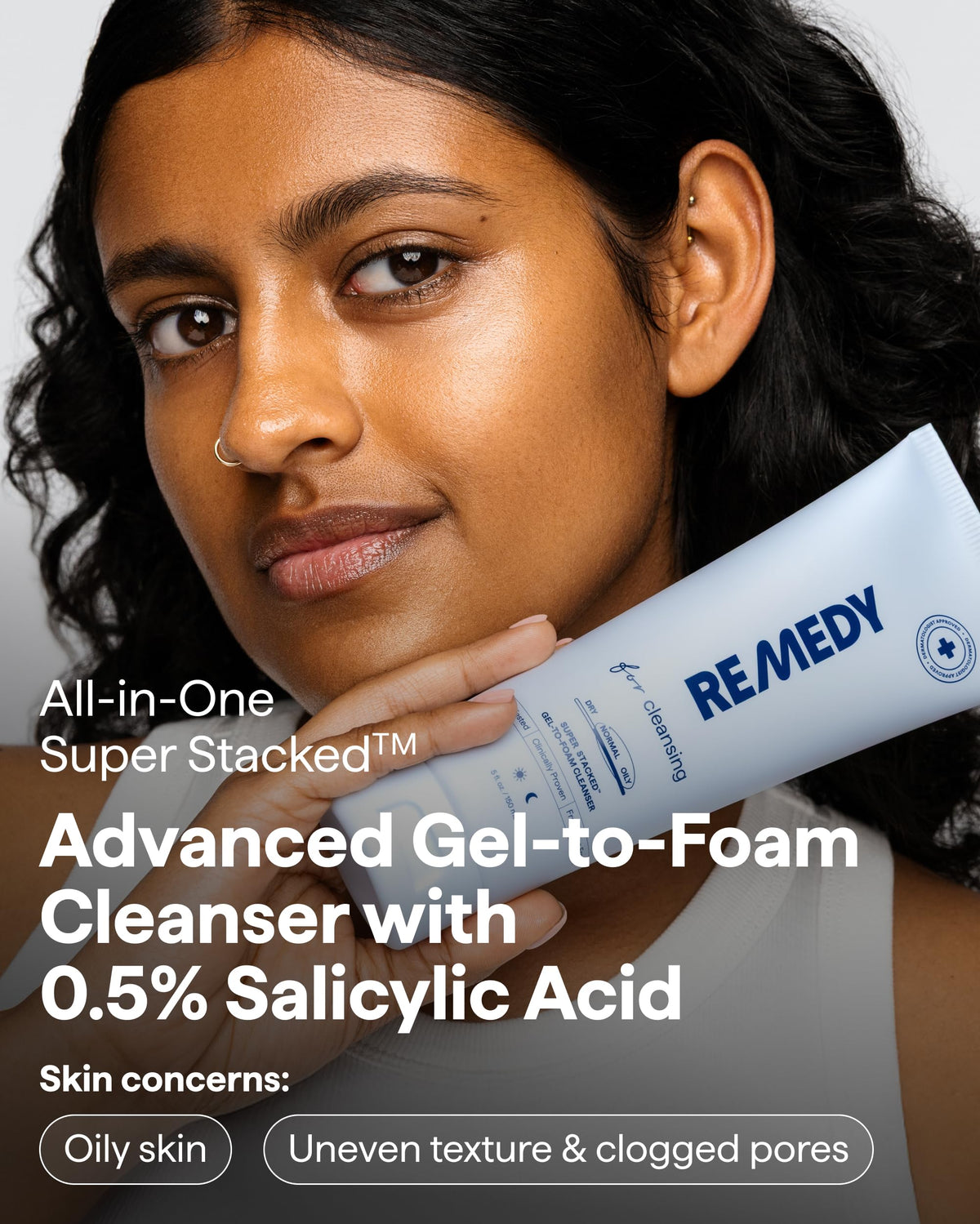 Remedy Science pump dispense closeup demonstrating easy application
