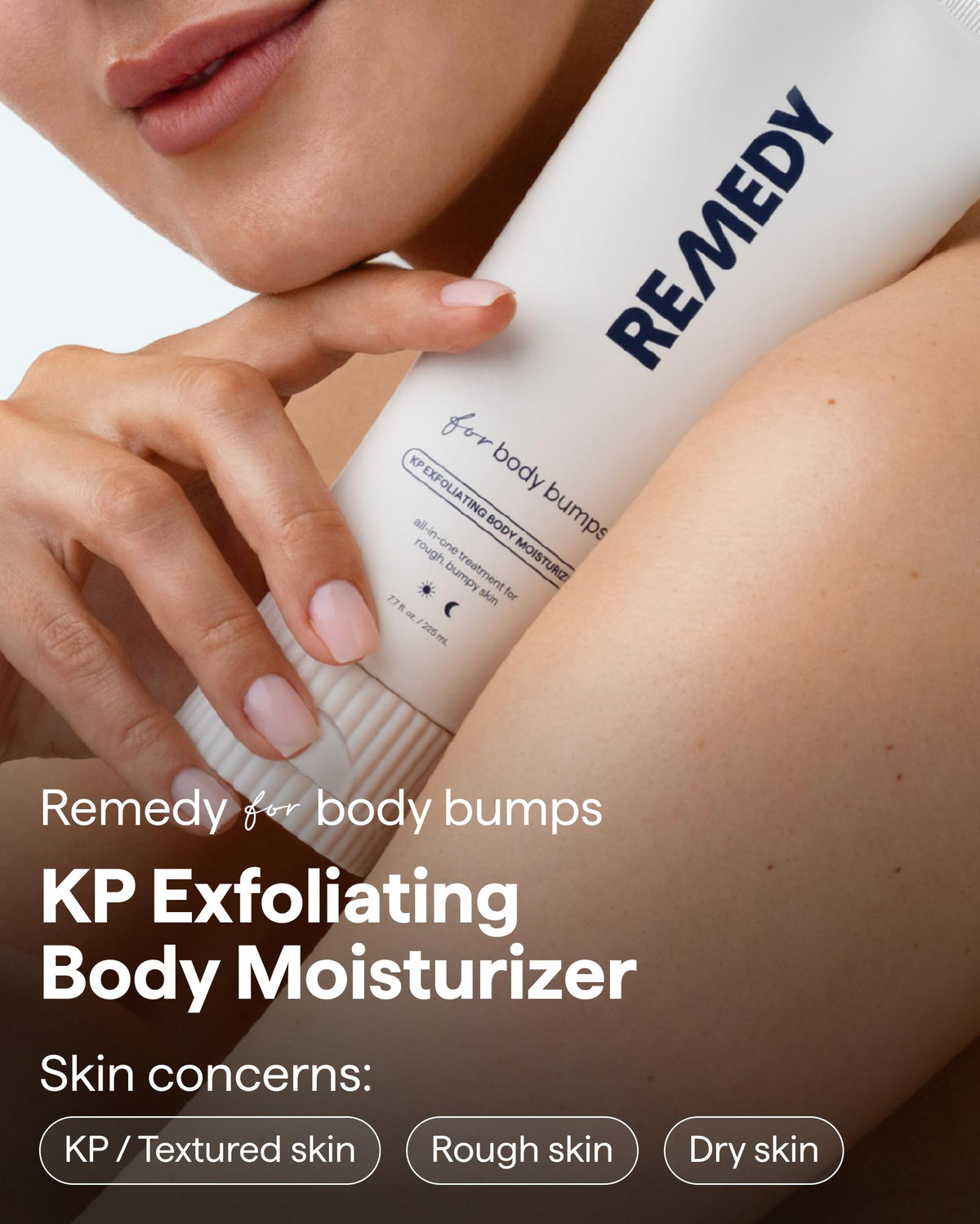 Remedy Science pump dispenser close-up for easy one-handed use