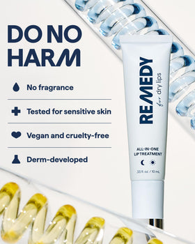 Remedy Science tube next to coin showing compact travel size convenience