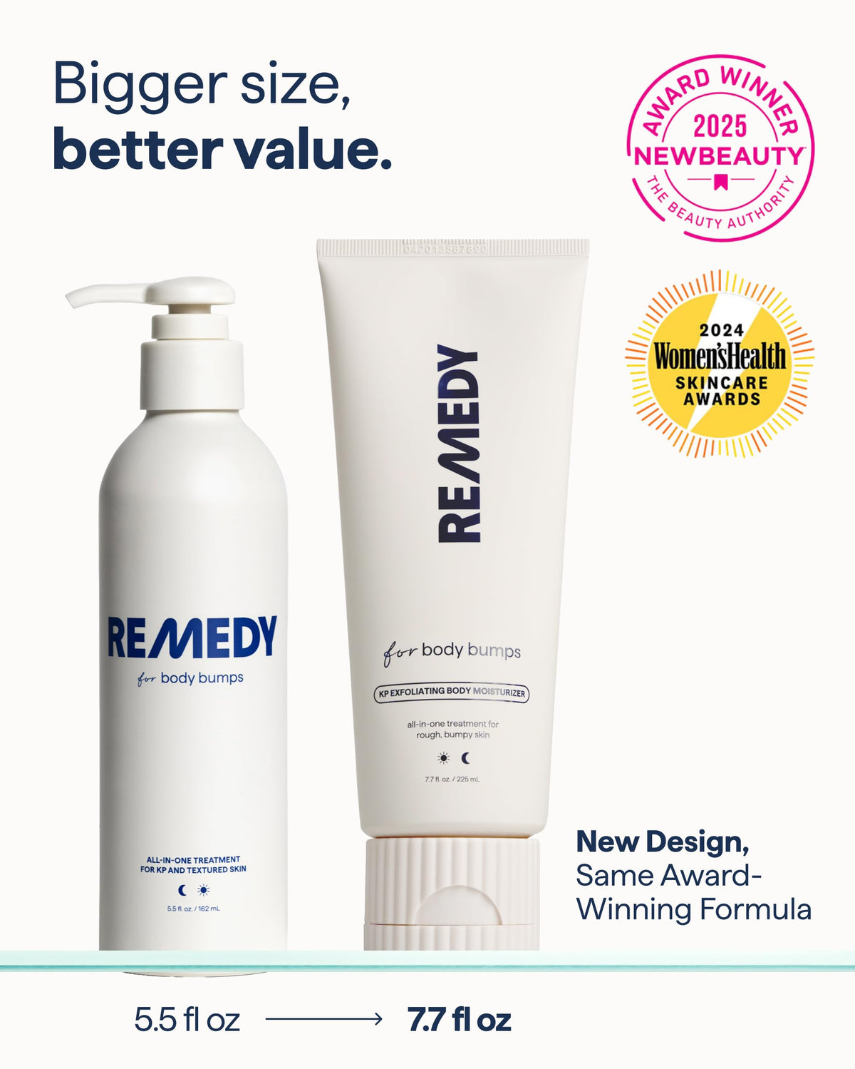 Remedy Science lotion texture close-up showing smooth hydrating finish