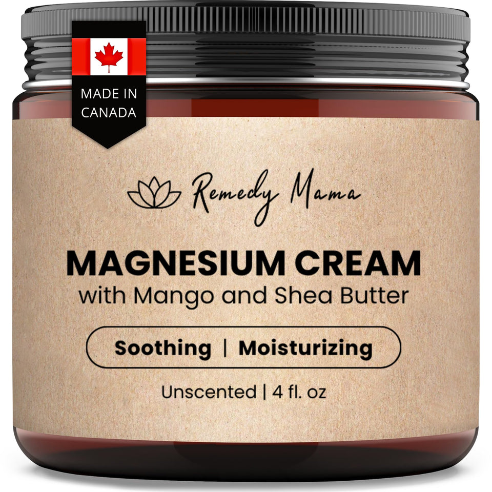Remedy Mama front jar view showing label and compact 4oz glass packaging for easy storage