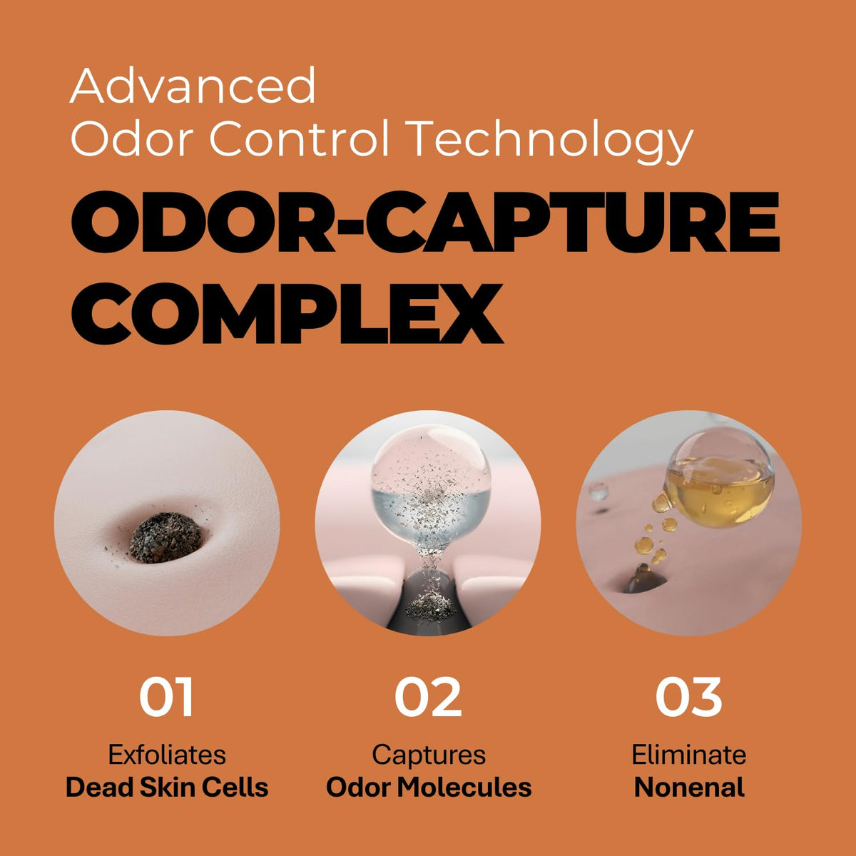 Rememberin bottle next to hand showing 500g scale for product longevity