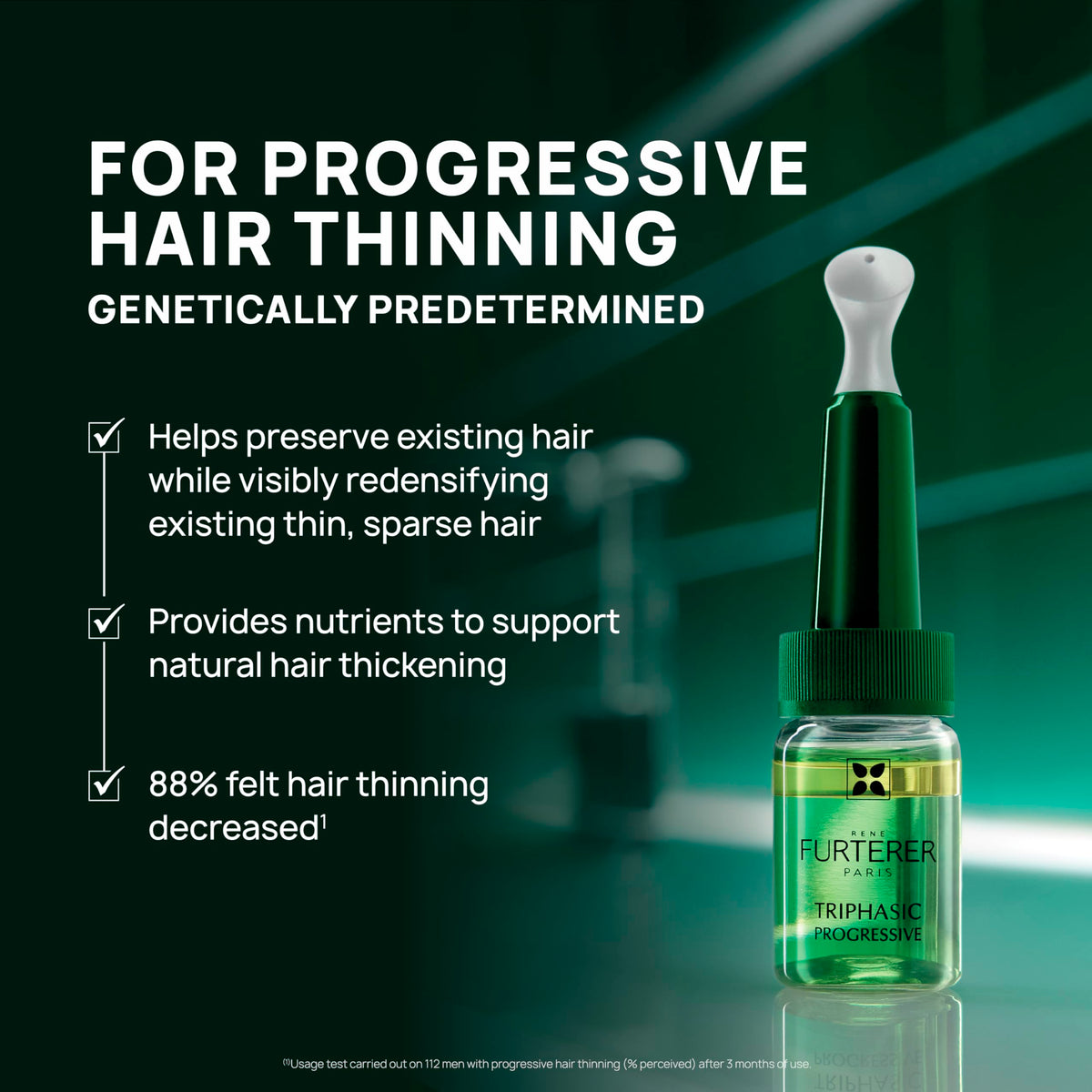 René Furterer applicator tip close-up for precise scalp-targeted delivery