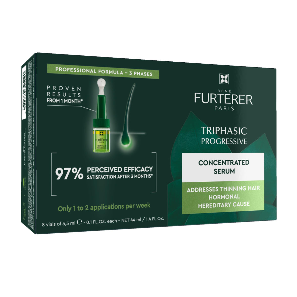 René Furterer bottle front packaging showing label and product benefit