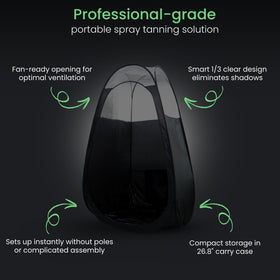 Reneebeautytan fan opening close-up compatible with extraction fans for airflow