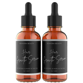 Rennora Beauty front packaging showing two-bottle 60 day supply and benefits