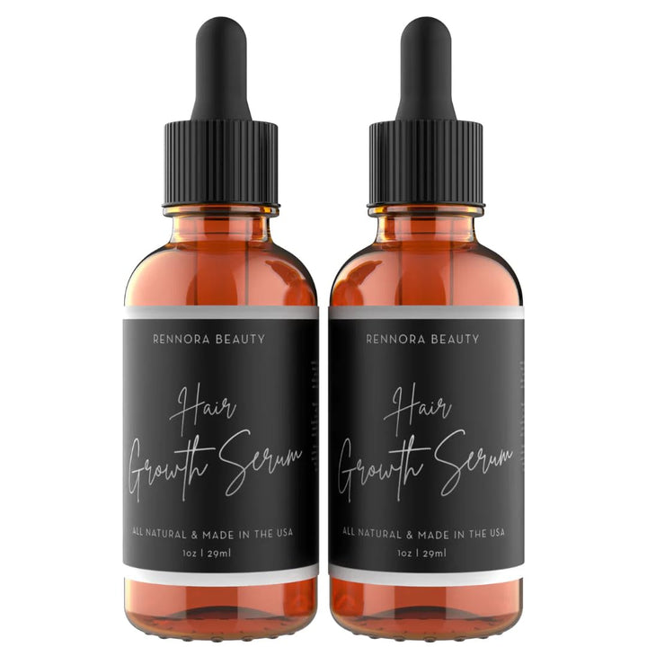 Rennora Beauty front packaging showing two-bottle 60 day supply and benefits