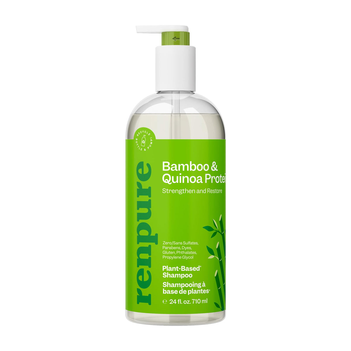 RENPURE front packaging showing bottle and label for easy identification and benefits