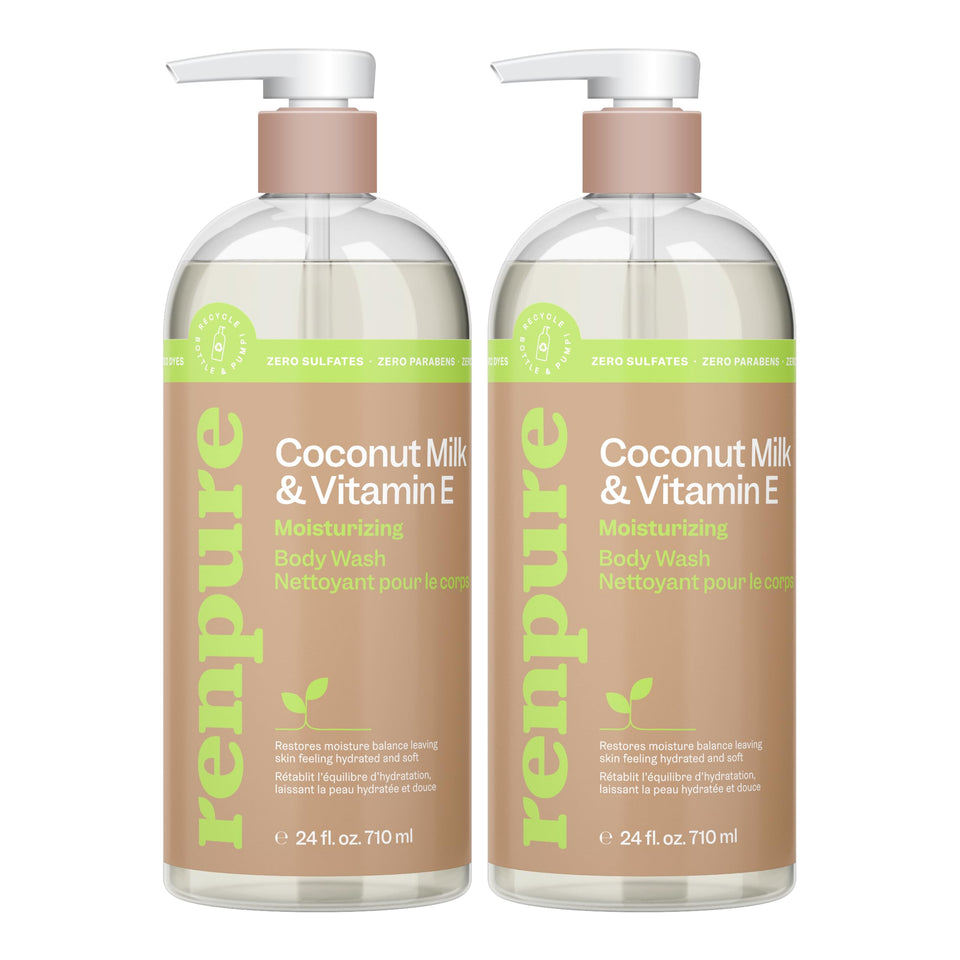 RENPURE front packaging showing 24 fl oz bottle and label benefits