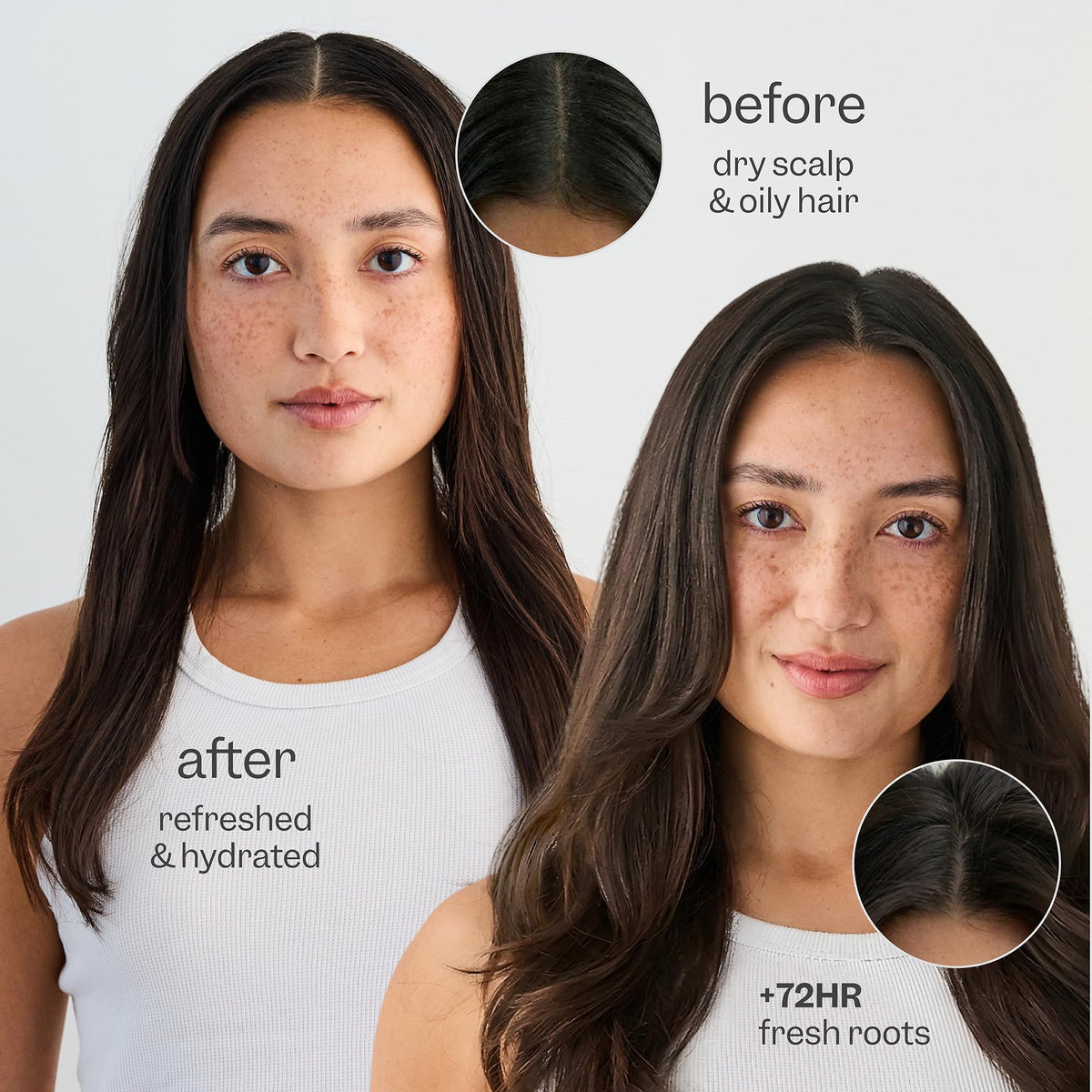 RENPURE conditioner cream closeup showing smoothing hydration for frizz control