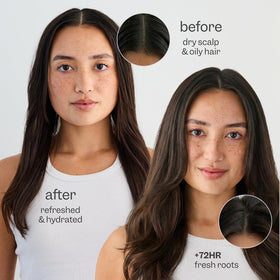 RENPURE conditioner cream closeup showing smoothing hydration for frizz control