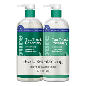RENPURE front packaging showing duo and recyclable pumps for easy use