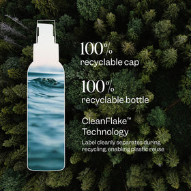 Renpure bottle on bathroom counter in lifestyle scene showing everyday styling use