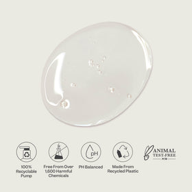 RENPURE packaging recycled plastic badge emphasizing eco-friendly design