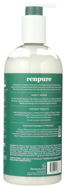 Renpure pump nozzle close-up for easy dispensing and less waste