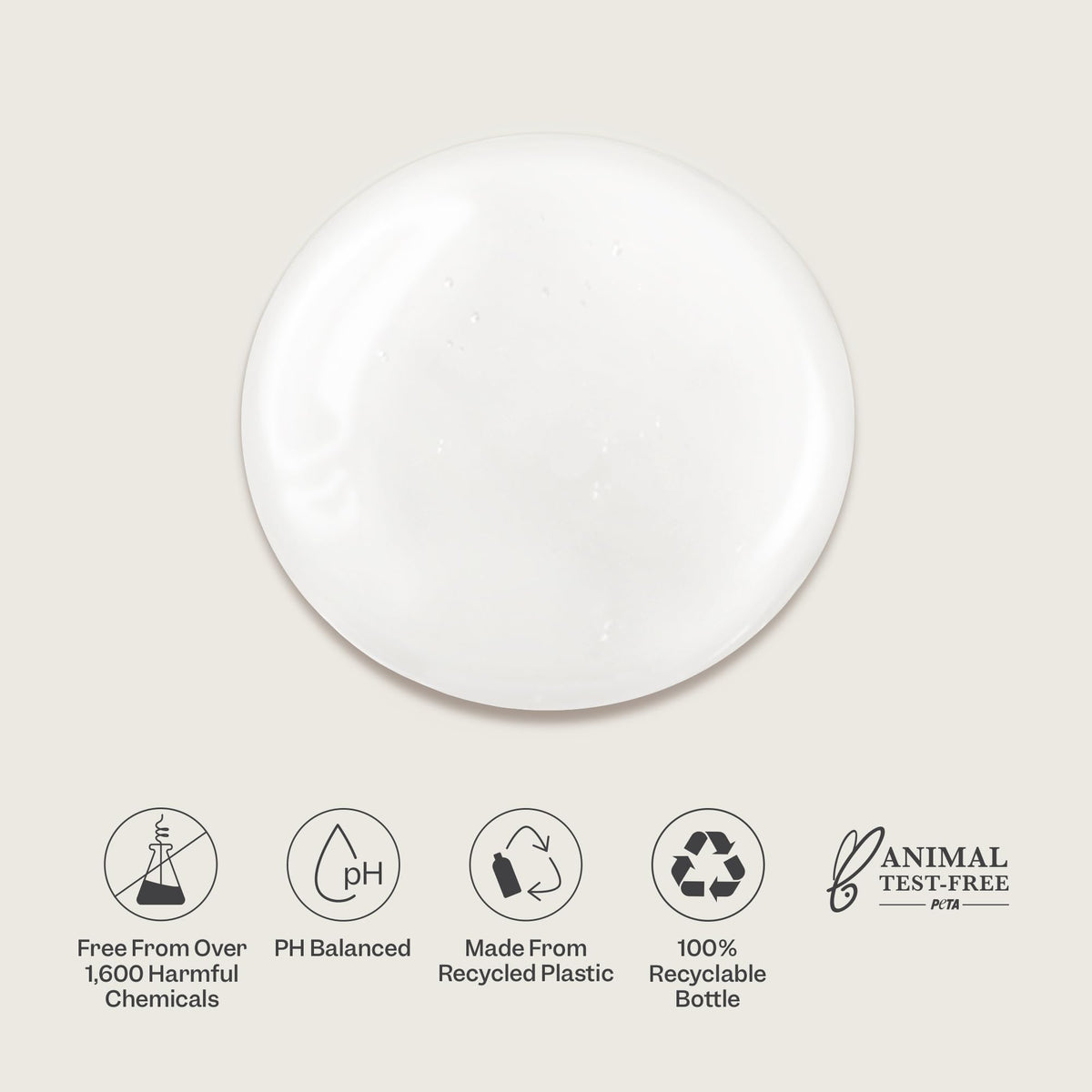 RENPURE recyclable bottle and lid promoting sustainable disposal and eco benefit