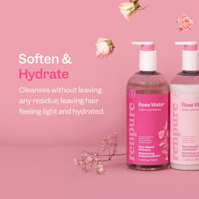 RENPURE pump and label close-up highlighting ingredient transparency