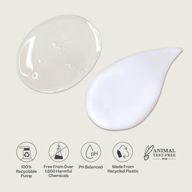 RENPURE bottles held in hand to show 24 fl oz size and pump dispensing