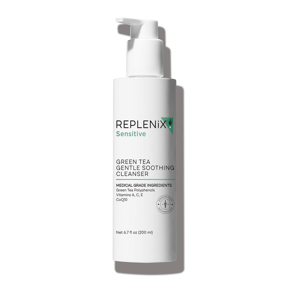 Replenix front packaging showing cleanser bottle and clear branding for easy identification and trust