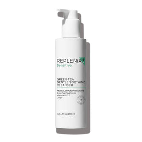 Replenix front packaging showing cleanser bottle and clear branding for easy identification and trust